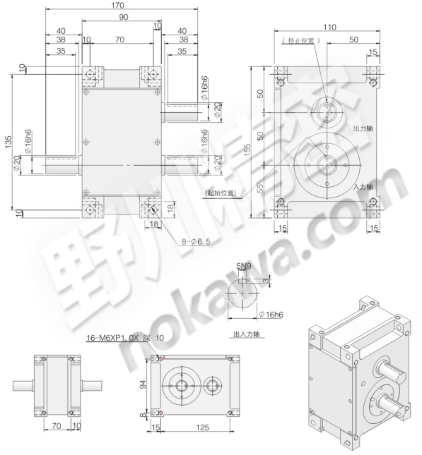 平板共轭凸轮型分割器-高速精密间歇分割器-野川精密机械有限公司(nokawa.com)